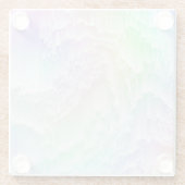 Regenbogen Glasuntersetzer (Rückseite)