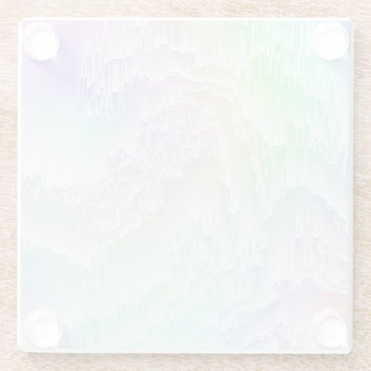 Regenbogen Glasuntersetzer (Rückseite)