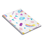 Regenbogen - Glauben an Magie Notizblock (Rechte Seite)