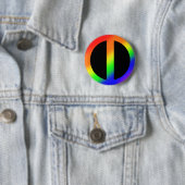 Regenbogen-Gleichheits-Knopf Button (Beispiel)