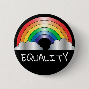 Regenbogen GLEICHHEITS-Knopf-Button Button