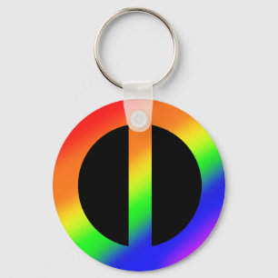 Regenbogen-Gleichheits-Schlüsselanhänger Schlüsselanhänger