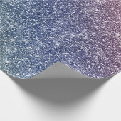 Regenbogen Glitter Geschenkpapier (Ecke)