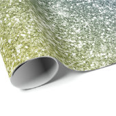 Regenbogen Glitter Geschenkpapier (Rolleneckpunkt)