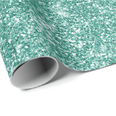 Regenbogen Glitter Geschenkpapier (Rolleneckpunkt)