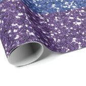Regenbogen Glitter Geschenkpapier (Rolleneckpunkt)
