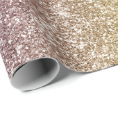 Regenbogen Glitter Geschenkpapier (Rolleneckpunkt)