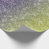Regenbogen Glitter  Geschenkpapier (Ecke)