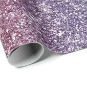Regenbogen Glitter  Geschenkpapier (Rolleneckpunkt)