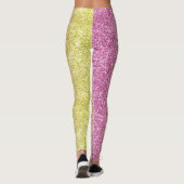 Regenbogen Glitter  Leggings (Rückseite)