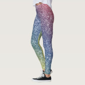 Regenbogen Glitter Leggings (Links)