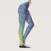 Regenbogen Glitter Leggings (Rechts)