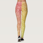 Regenbogen Glitter Leggings (Rückseite)