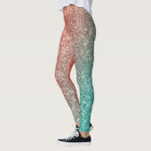 Regenbogen Glitter  Leggings (Links)
