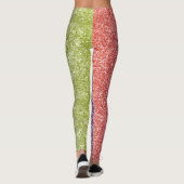Regenbogen Glitter Leggings (Rückseite)