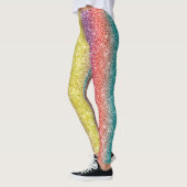 Regenbogen Glitter Leggings (Links)