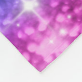 Regenbogen-Glitzer-Decke Fleecedecke (Ecke)