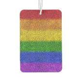 Regenbogen-Glitzer Gradient Autolufterfrischer (Rückseite)