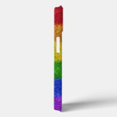 Regenbogen-Glitzer Gradient Case-Mate iPhone Hülle (Rückseite / Rechts)