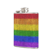 Regenbogen-Glitzer Gradient Flachmann (Links)
