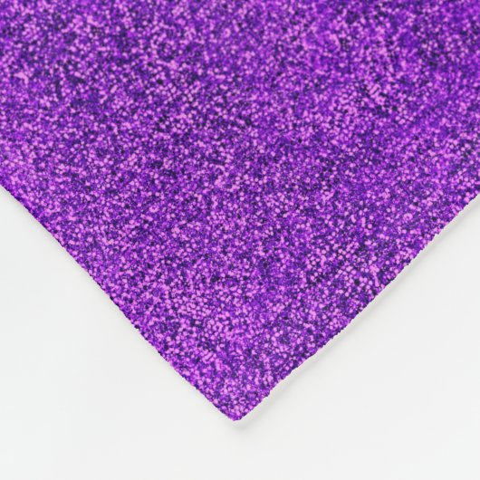 Regenbogen-Glitzer Gradient Fleecedecke (Ecke)