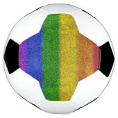 Regenbogen-Glitzer Gradient Fußball (Gedreht)