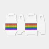 Regenbogen-Glitzer Gradient Geschenkschachtel (Ungefaltet)