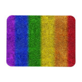 Regenbogen-Glitzer Gradient Magnet (Horizontal)
