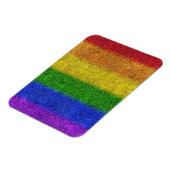 Regenbogen-Glitzer Gradient Magnet (Linke Seite)