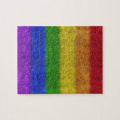 Regenbogen-Glitzer Gradient Puzzle (Horizontal)