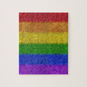 Regenbogen-Glitzer Gradient Puzzle (Vertikal)