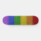 Regenbogen-Glitzer Gradient Skateboard (Horizontal)
