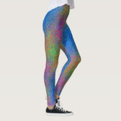 Regenbogen-Glitzer Leggings (Rechts)