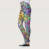 Regenbogen-Glitzer-Leggings Leggings (Links)