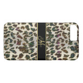 Regenbogen-Glitzer-Leopard iPhone 7 Plusfall Case-Mate iPhone Hülle (Rückseite (Horizontal))