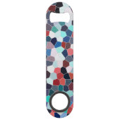 Regenbogen-Glitzer-Mosaik-Nr. 02 Speed Flaschenöffner (Vorderseite)