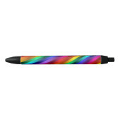 Regenbogen-Glitzer Stripes Stift (Vorderseite)