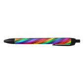 Regenbogen-Glitzer Stripes Stift (Unterseite)