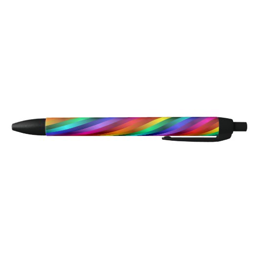 Regenbogen-Glitzer Stripes Stift (Unterseite)