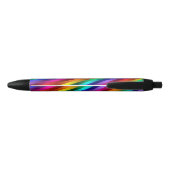 Regenbogen-Glitzer Stripes Stift (Rückseite)