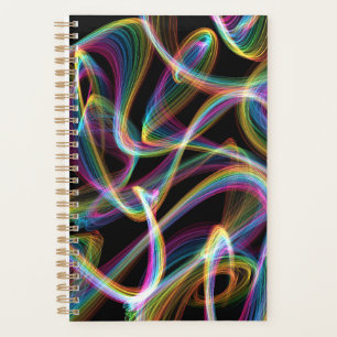 Regenbogen-Glowstick-Lichtmalerei : Planer