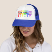 Regenbogen glückliche Chanukah Hüte Truckerkappe (Beispiel)
