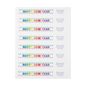 Regenbogen-glückliches neues Jahr - langer (Bogen)