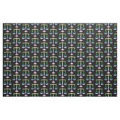Regenbogen-glühende Skalen einzigartigen der Stoff (Fat Quarter (45,7 x 55,9 cm))