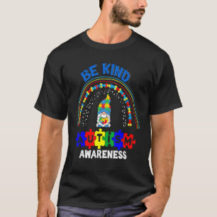 Regenbogen-Gnom-Rätsel Autismus-Bewusstseinsmonat T-Shirt