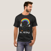 Regenbogen Gordon Setter Ew Menschen Einhorn Hund T-Shirt (Vorne ganz)