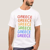 Regenbogen Griechenland Shirts und Jacken (Vorderseite)
