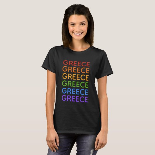 Regenbogen Griechenland Shirts und Jacken (Vorne ganz)