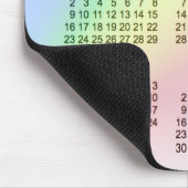 Regenbogen-Großdruck-6-monatiger Kalender 2018 Mousepad (Ecke)
