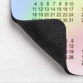 Regenbogen-Großdruck-6-monatiger Kalender 2018 Mousepad (Ecke)